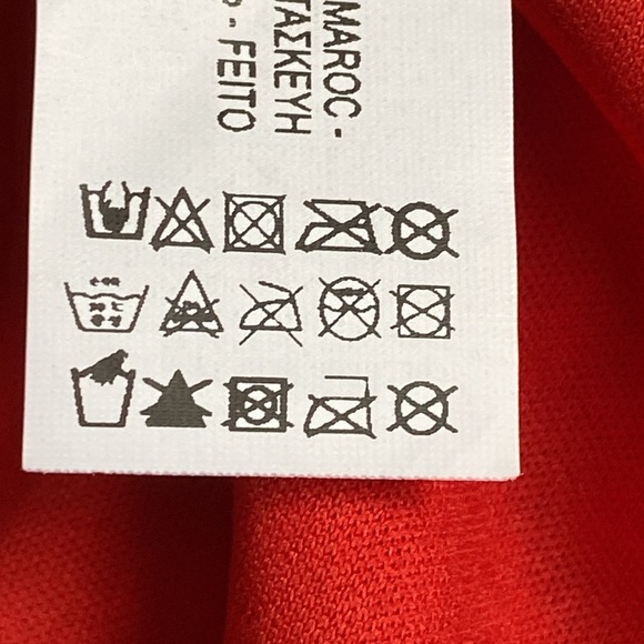 NWOT. Zara Red Faux Leather Off-the-Shoulder Midi Dress. Size S. - Picture 12 of 12